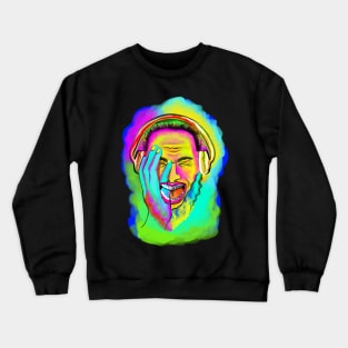 fluorescent music man Crewneck Sweatshirt